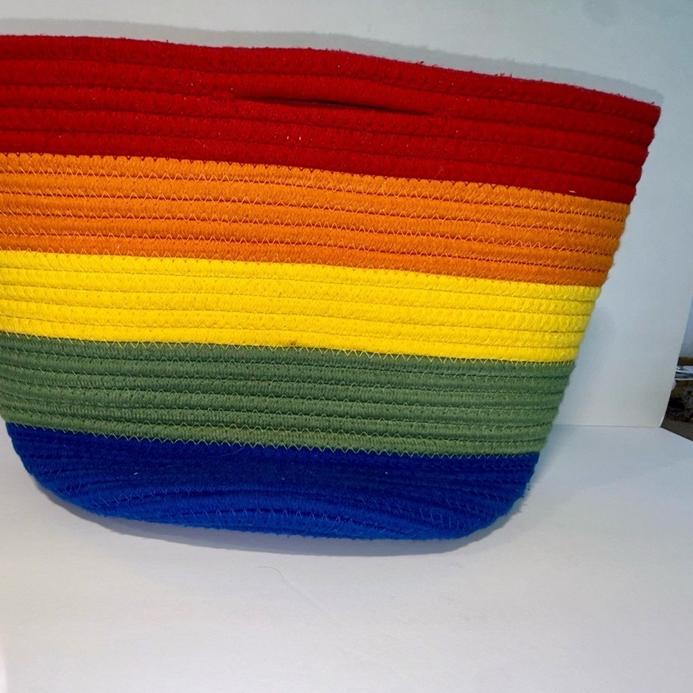 🏳️‍🌈Rainbow Rope Baskets/Handbags Set - Picture 3 of 5